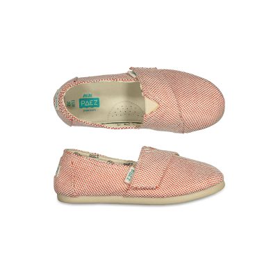 Red PAEZ Panama for Kids Espadrille Shoes