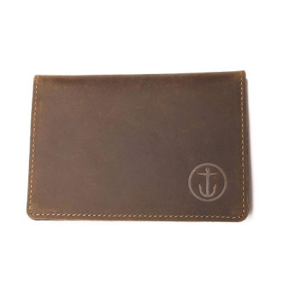 Momento Bi Fold Leather Brown Wallet