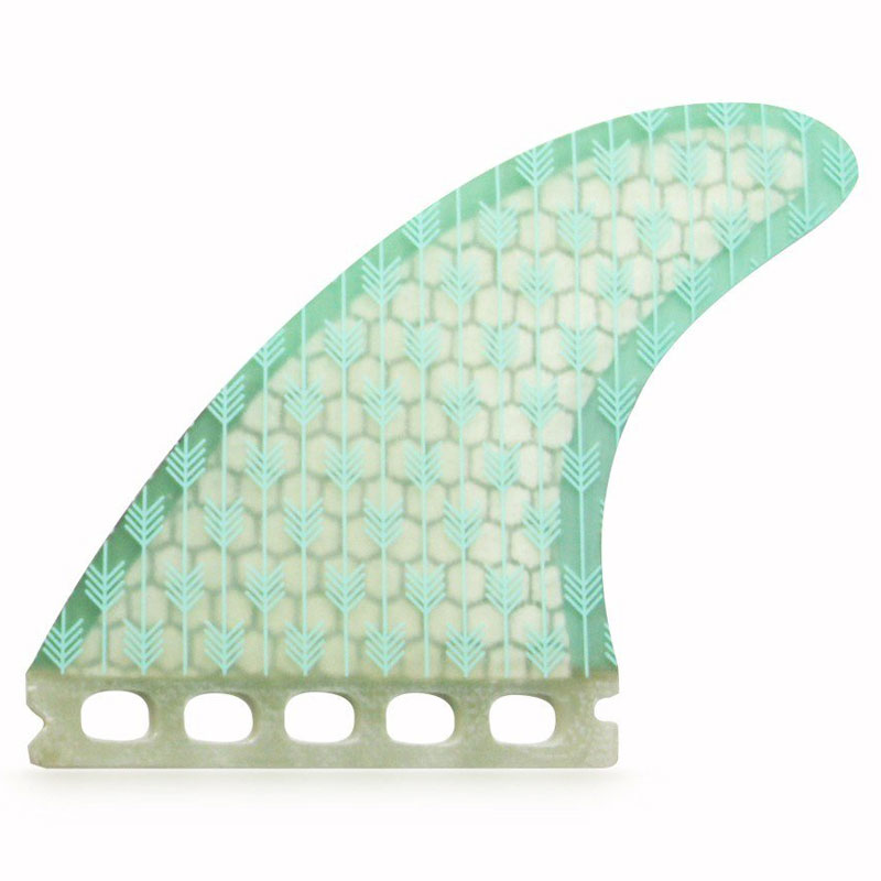 Transparent and Light Blue Leila Hurst Thruster Fin