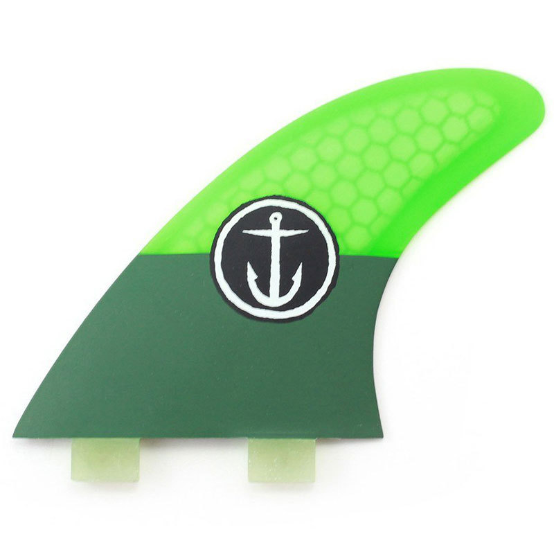 (CFF3111501.GRN_CF) Medium Thruster Fin Twin Tab