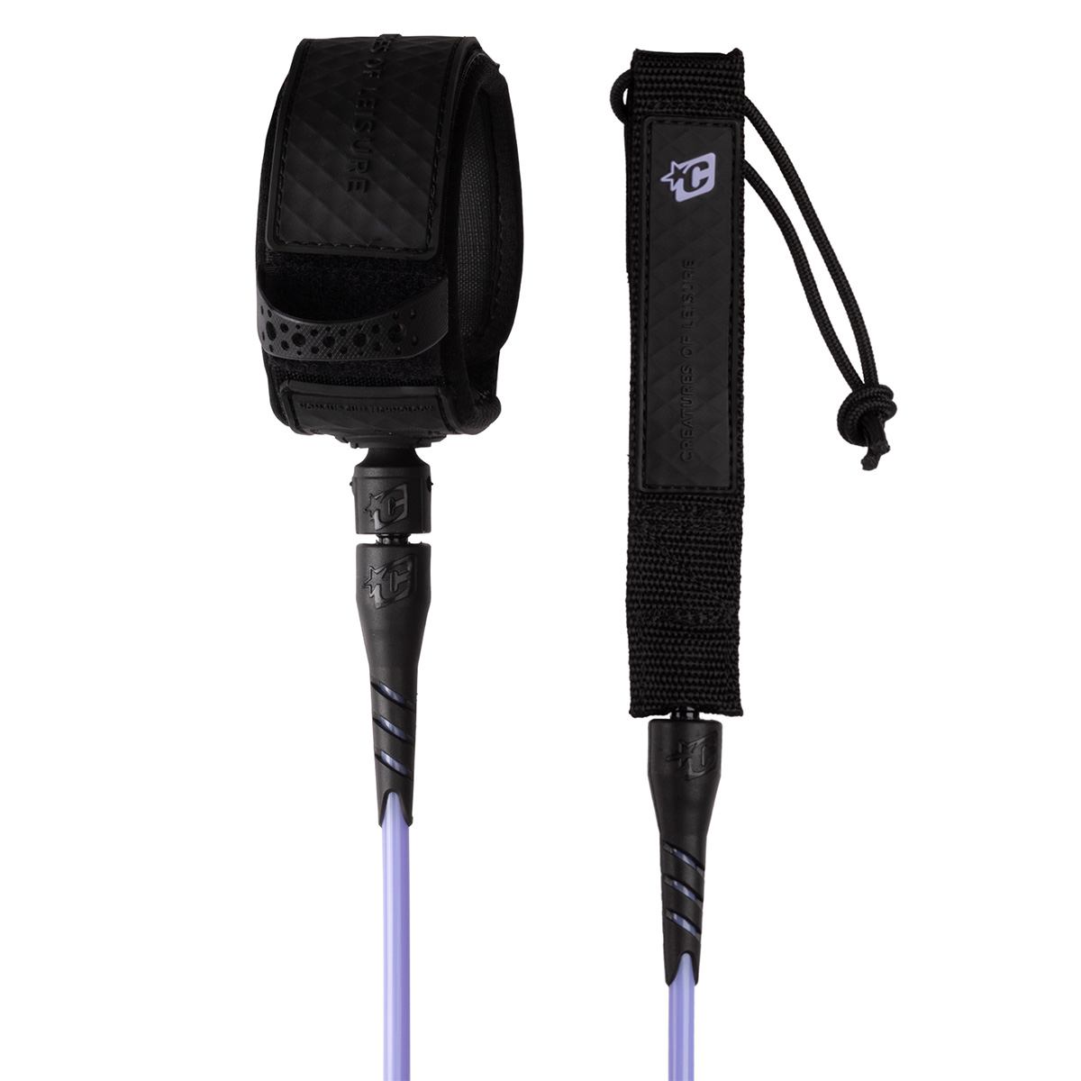 Creatures RELIANCE PRO 6 Leashes Purple Haze Black LPR25006PRHABK