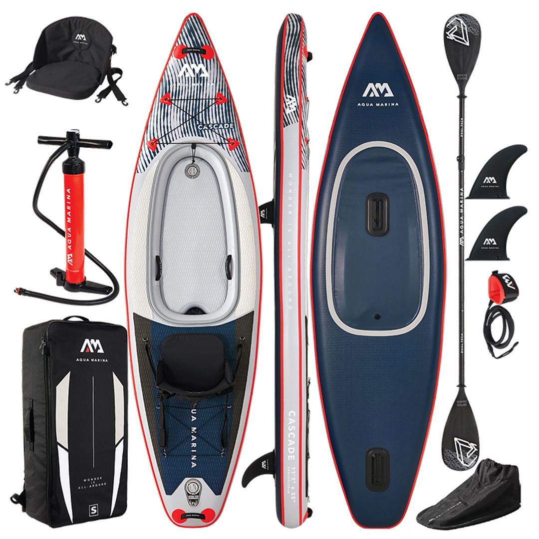 CASCADE Hybrid Inflatable Kayak SUP by Aqua Marina | Beachbum