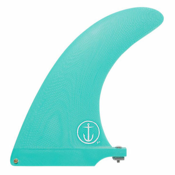 Teal CF Slasher Longboard Fins