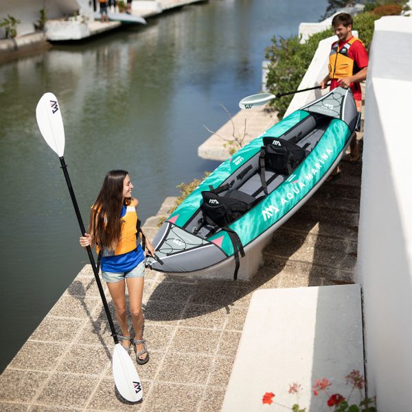 LAXO Double Inflatable Kayak with 2 paddles