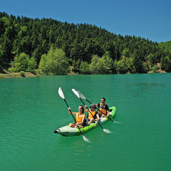 Aqua Marina BETTA Triple Inflatable Kayak on lake