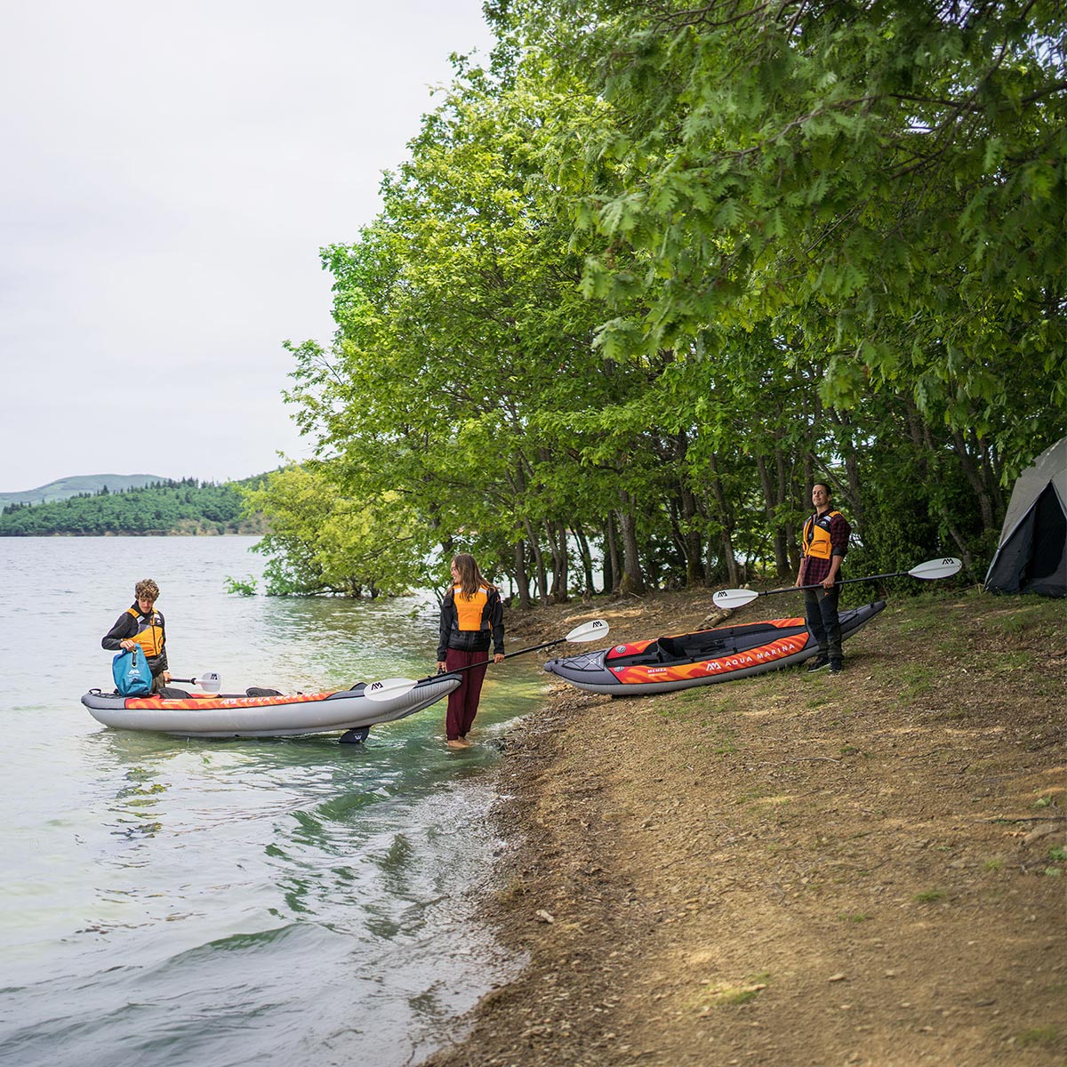MEMBA Double Inflatable Kayak by Aqua Marina easy launch onto water